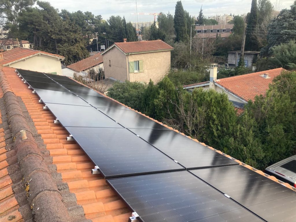 Installation solaire avec batterie de stockage à Montpellier
